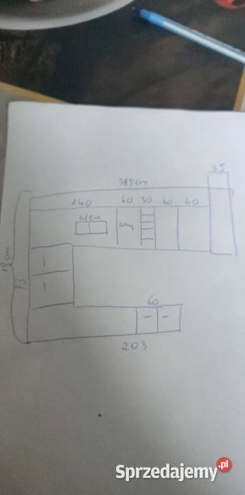 Meble kuchenne duże Jedlicze