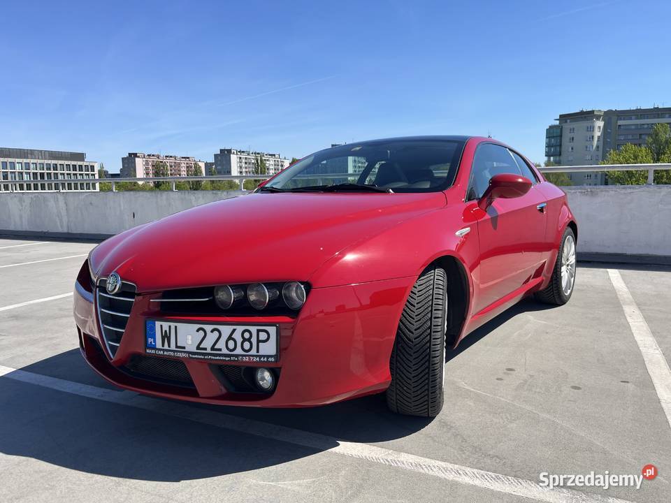 Alfa Romeo Brera czerwona 32 V6 JTS 260 napęd Q4 Warszawa