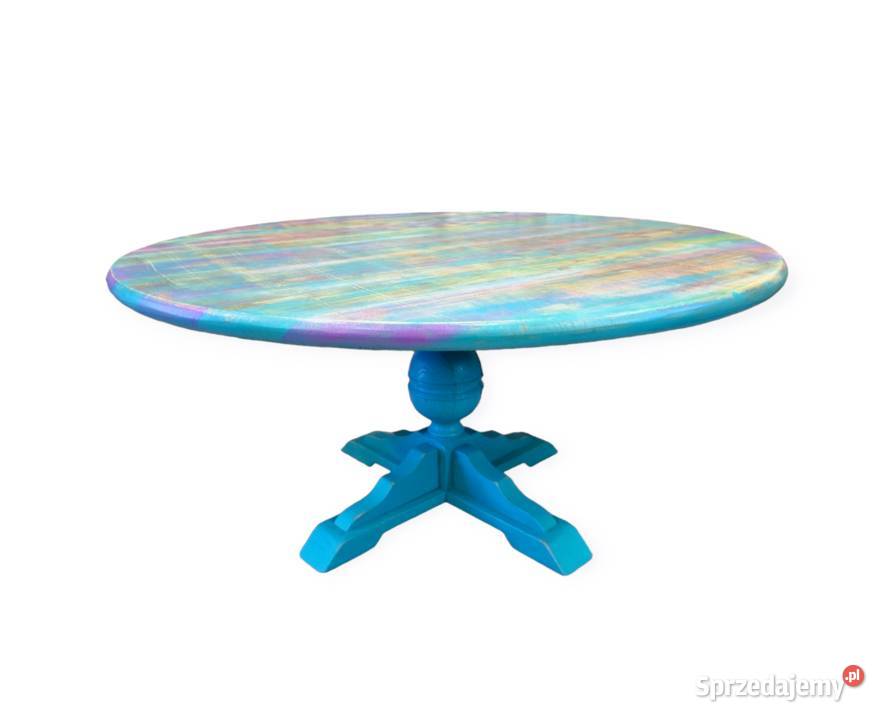 Stolik kawowy okrągły stolik dębowy stolik zachodniopomorskie Kołobrzeg