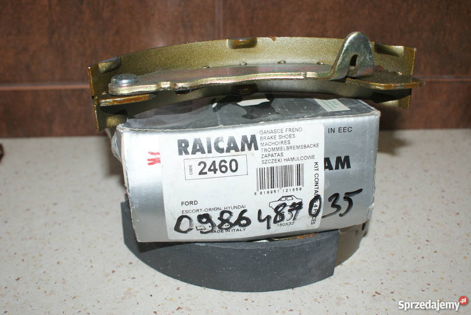 SZCZĘKI HAMULC FORD ESCORT 8190 0986487035 Pozostałe mazowieckie Białobrzegi