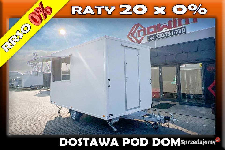 Przyczepa gastronomiczna gotowy biznes fast food Kotlin