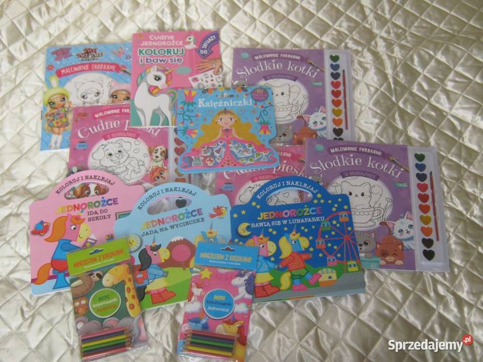 Książeczki dziewczynki Nowe Baranowo sprzedam