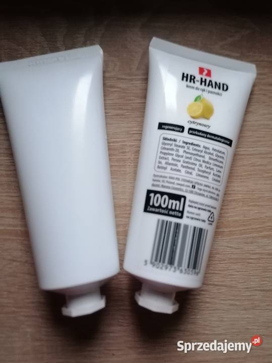 Krem do rąk i paznokci cytrynowy sztuk 2 Łódź sprzedam