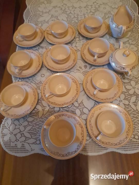 zestaw kawowy z PRL chodzież Katowice