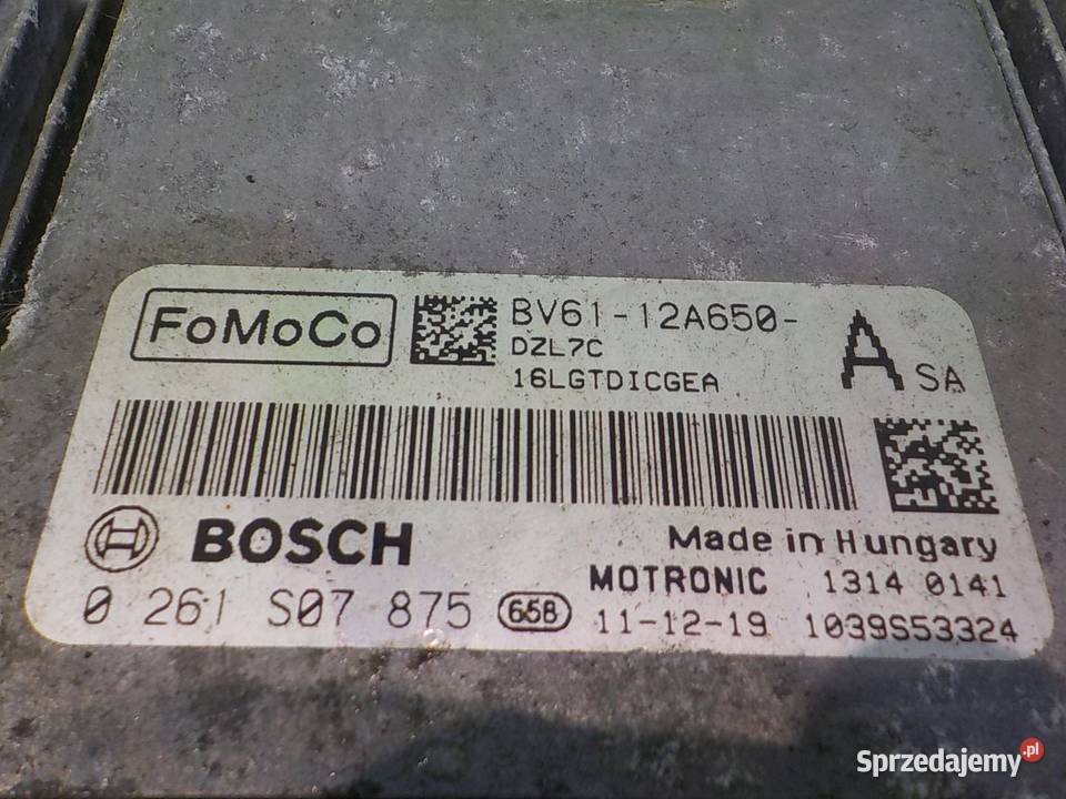 FORD FOCUS MK3 16 B 12r HB 5D sterownik komputer Czujniki i sterowniki Suków