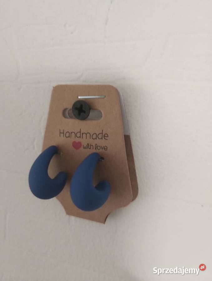 Minimalistyczne kolczyki łezki kolor do wyboru Pozostałe śląskie Hażlach