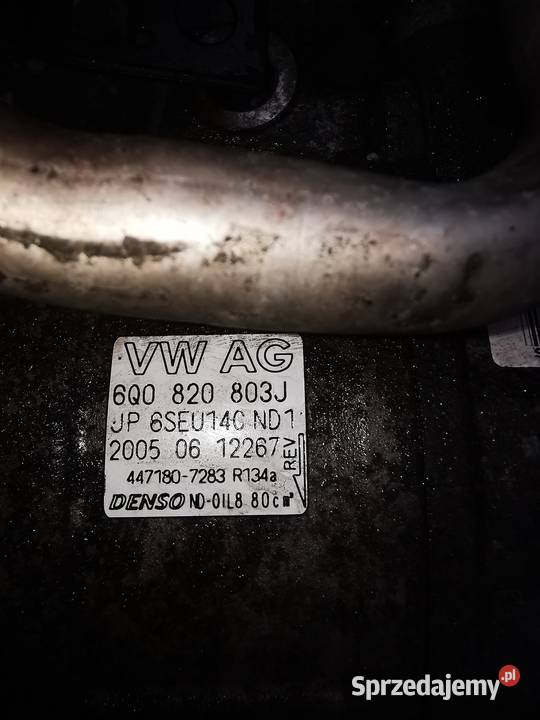 Sprzedam kompresor klimatyzacji z VW polo Przystajń