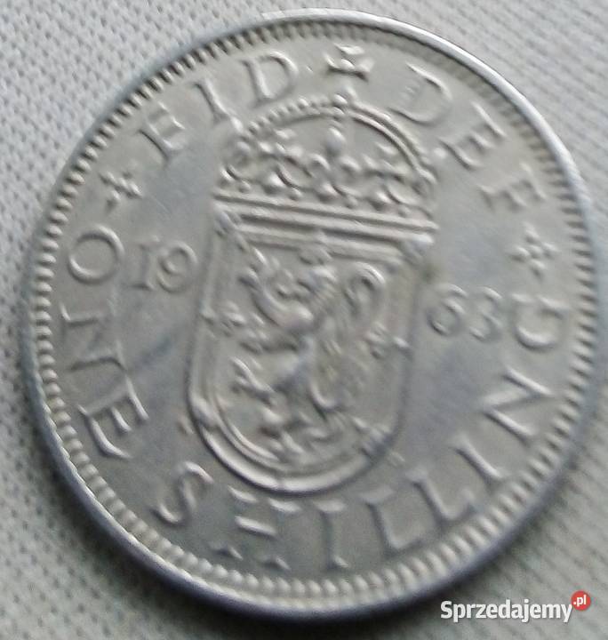 WIELKA BRYTANIAONE SHILLING1963 r mazowieckie