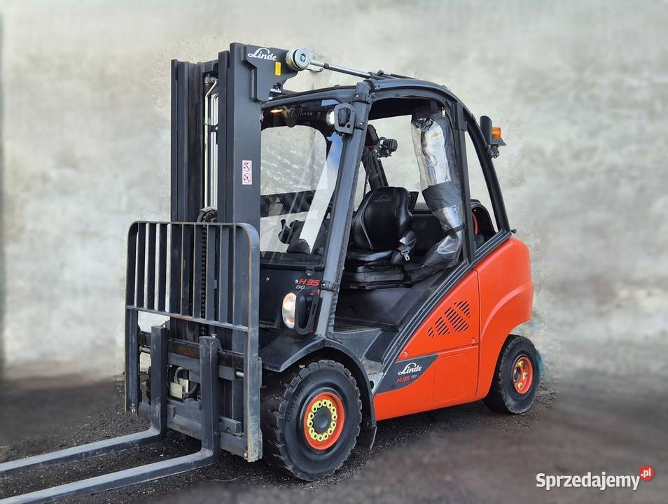 Wózek widłowy Linde H35 wolny skok KABINA regulowane widły Motoryzacja Rybnik