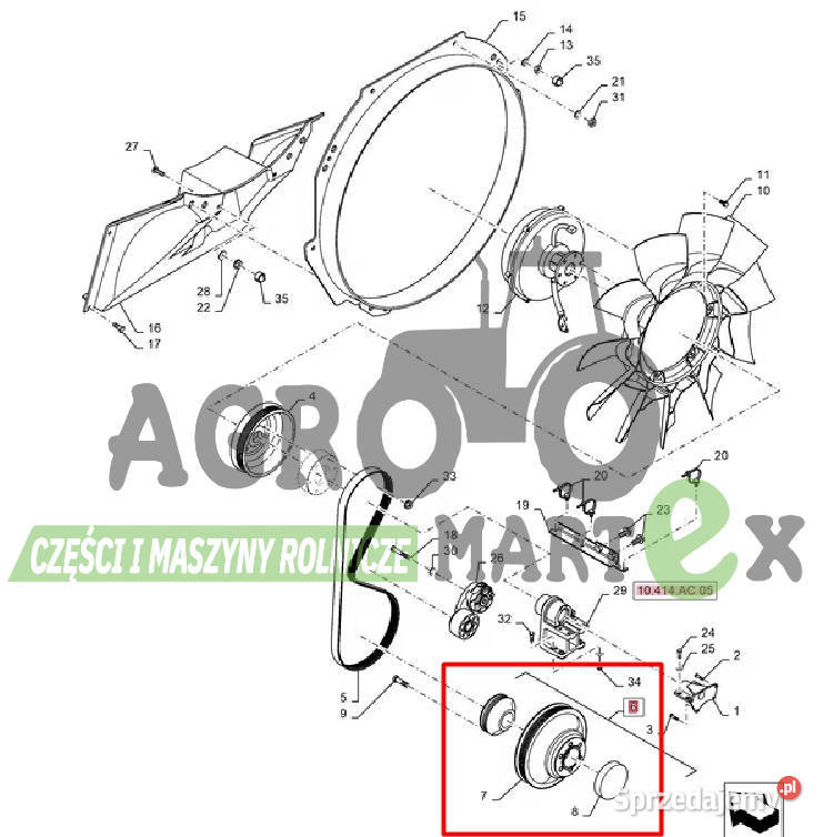 84403355 KOŁO PASOWE KPL CNH dolnośląskie Wichrów