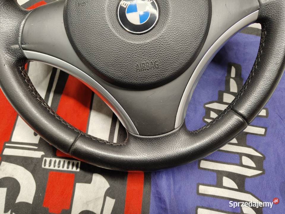Bmw e87 e90 kierownica poduszka kompletna łódzkie Aleksandrów Łódzki