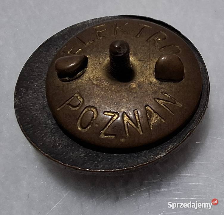 Odznaka Wojskowa sygnatura Elektro Poznań 19mm Czeladź