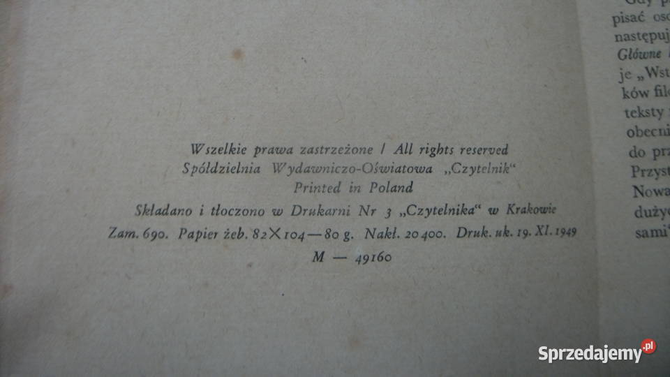 Ajdukiewicz Zagadnienia i kierunki filozofii Golczowice