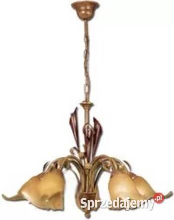 Zestaw oświetlenia żyrandole lampa podłogowa łódzkie Rąbień sprzedam
