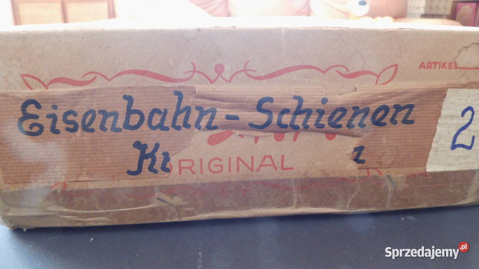 Zestaw torów z lat 50 tych Oryginalne pudełko