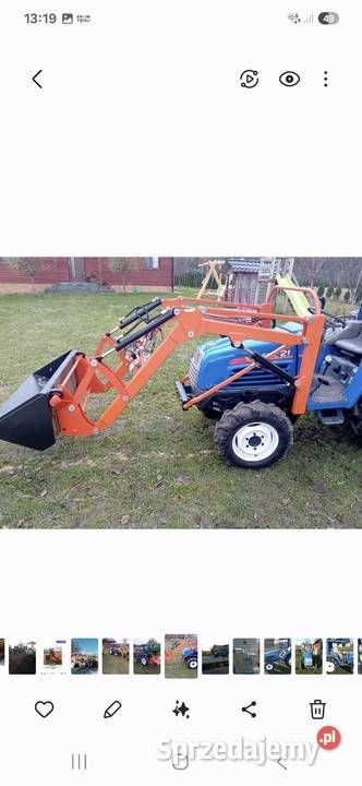 Traktorek Iseki sial 21 z turem zestaw full Wólka Pukarzowska sprzedam
