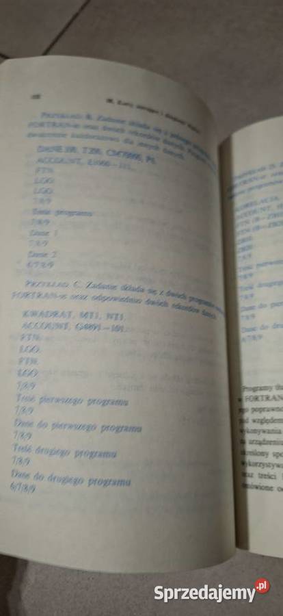 Programowanie w języku FORTRAN I wydanie Łęczyca sprzedam