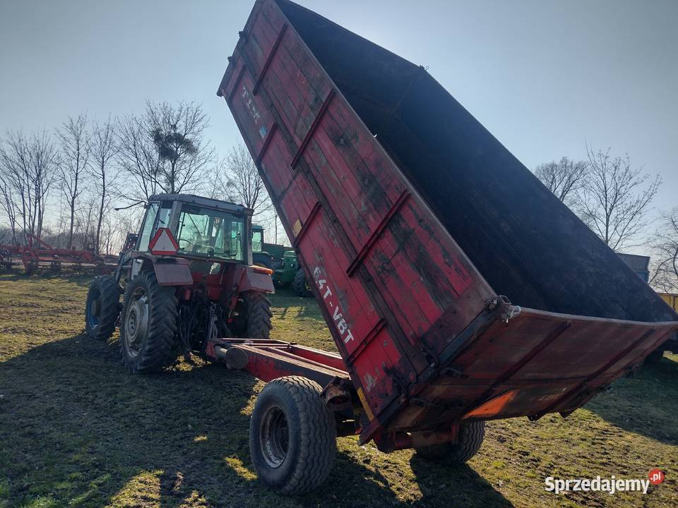 Przyczepa rolnicza parabola wysokość podnoszenia Sośno