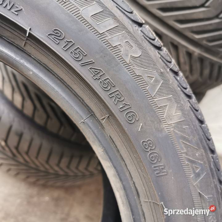 4x opony letnie 21545r16 86H Bridgestone Turanza H do 210 km/h Pławna Dolna