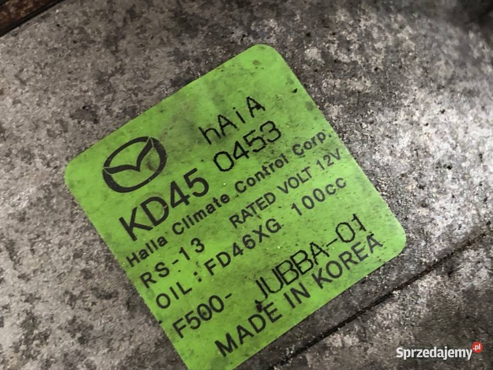 SPRĘŻARKA KLIMATYZACJI MAZDA CX5 JUBBA01 20 160