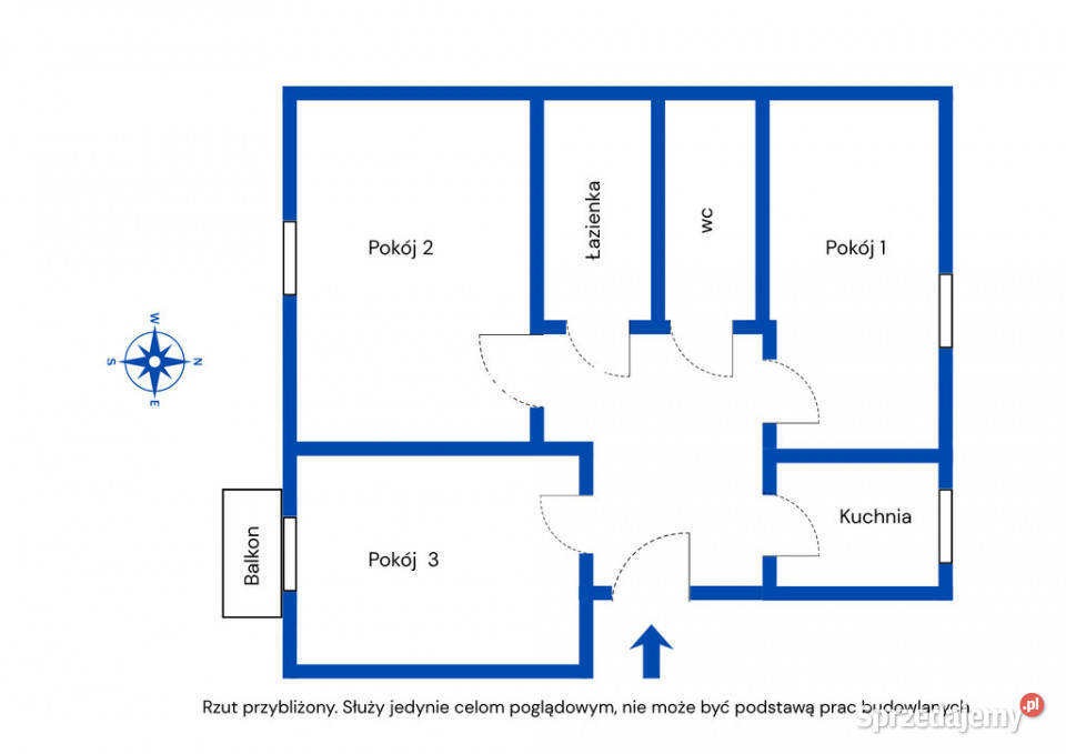 Wygodne mieszkanie 3 pokojowe Lubelska Zamość 6651zł/m2