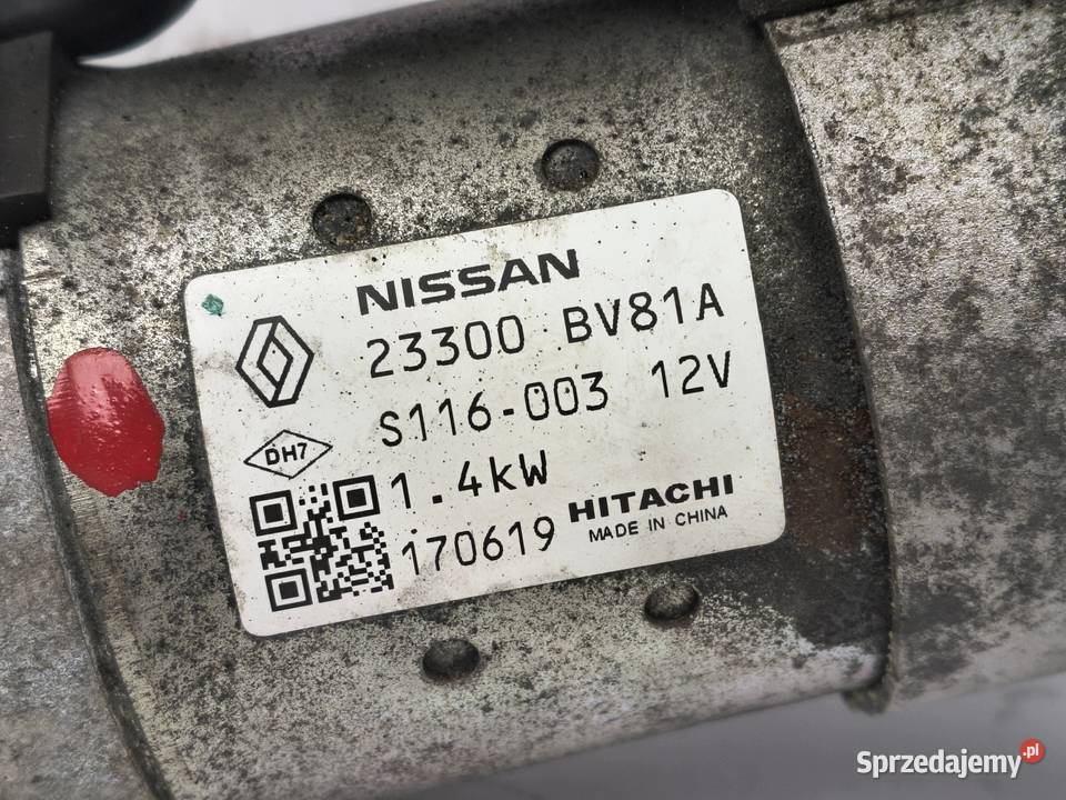 ROZRUSZNIK Renault Espace V 16 TCe 23300BV81A Chełm
