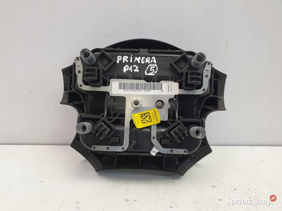 Nissan Primera P12 PODUSZKA POWIETRZNA KIEROWCY osobowe Poduszki powietrzne lubelskie Janów