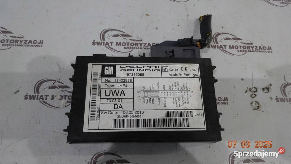 OPEL CORSA D LIFT 12r moduł Bluetooth 13403828 osobowe świętokrzyskie