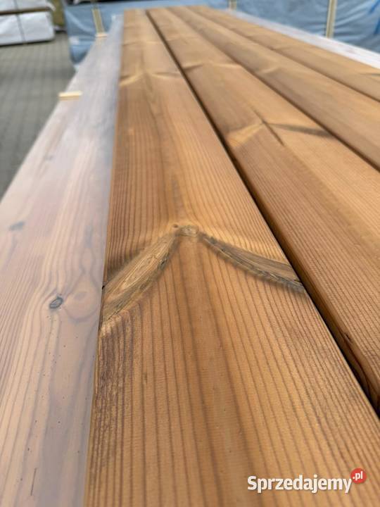 Deska tarasowa thermo termo sosna termo gładka Prusice
