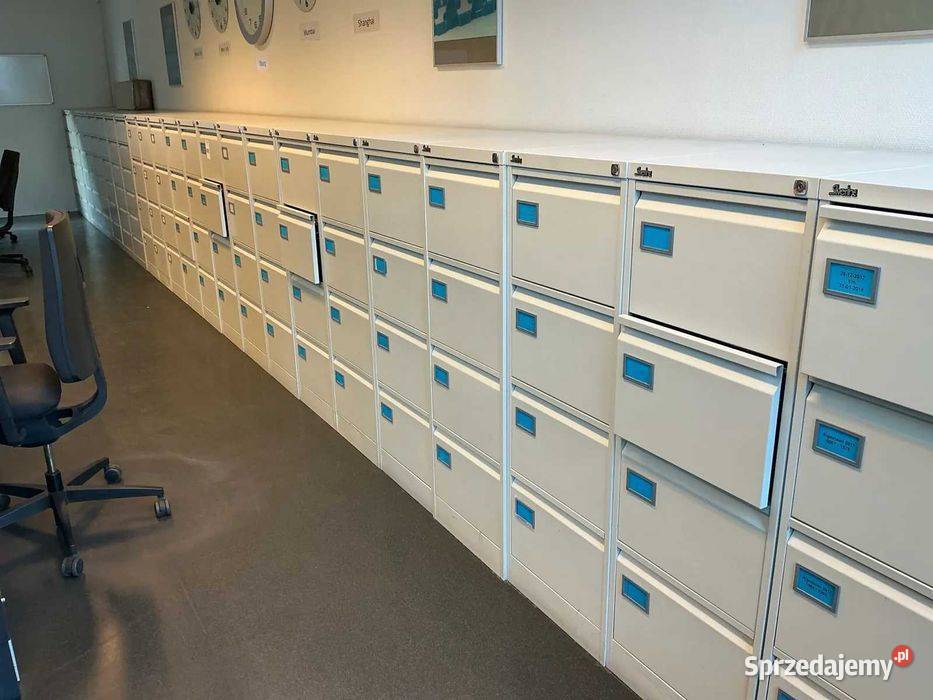 Szafa aktowa metalowa BISLEY 4 szuflady śląskie Góra