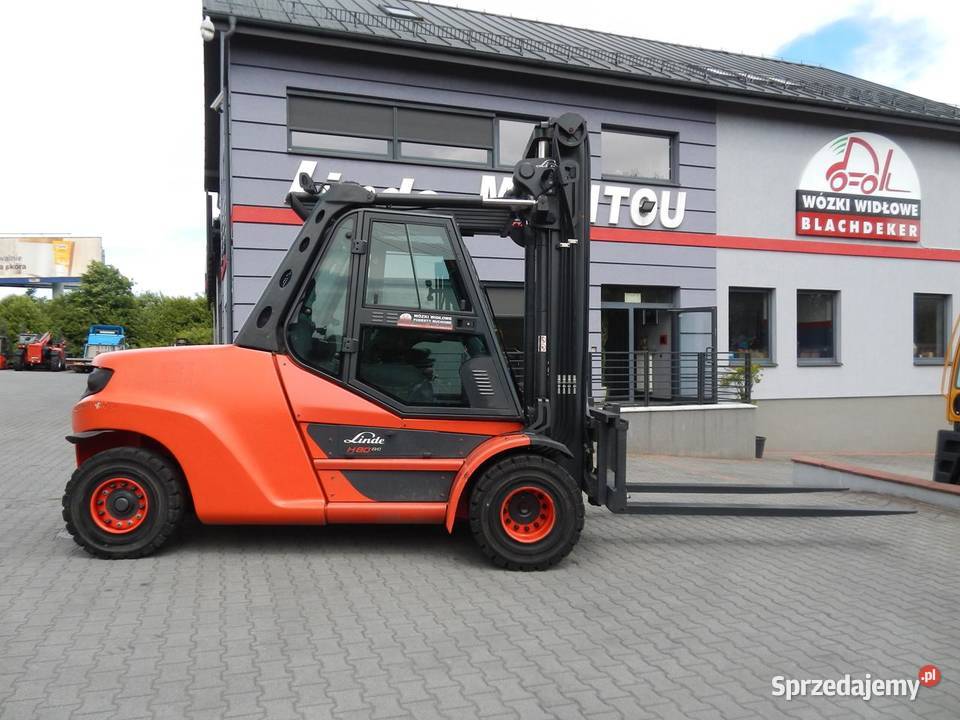 Wózek widłowy Linde H80D031100 Przesuw boczny diesel Mogilany