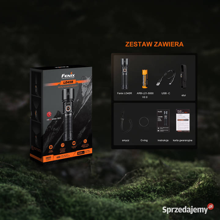 Latarka LED Fenix LD45R Turystyka Warszawa sprzedam