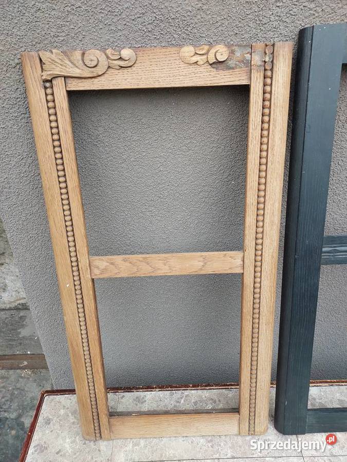 Ramka rama 2 z frontu skrzyni starego zegara na sprzedam