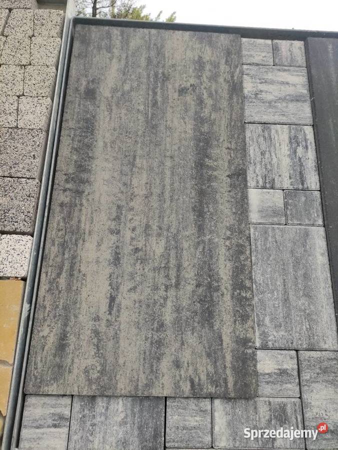 Płyta tarasowa betonowa 100507 45 sztuka bazalt małopolskie Myślenice