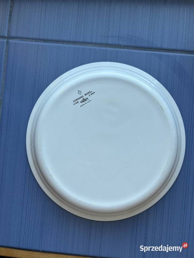 Vintage Corning Ware BLUE CORNFLOWER Pie Plate z Nowy Sącz