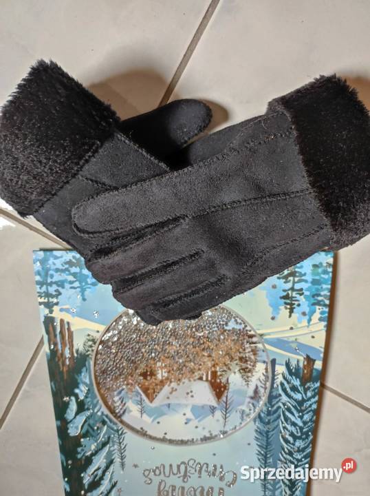 rękawice ciepłe męskie zimowe ogrzewane futrem Rozmiar uniwersalny Kielce sprzedam