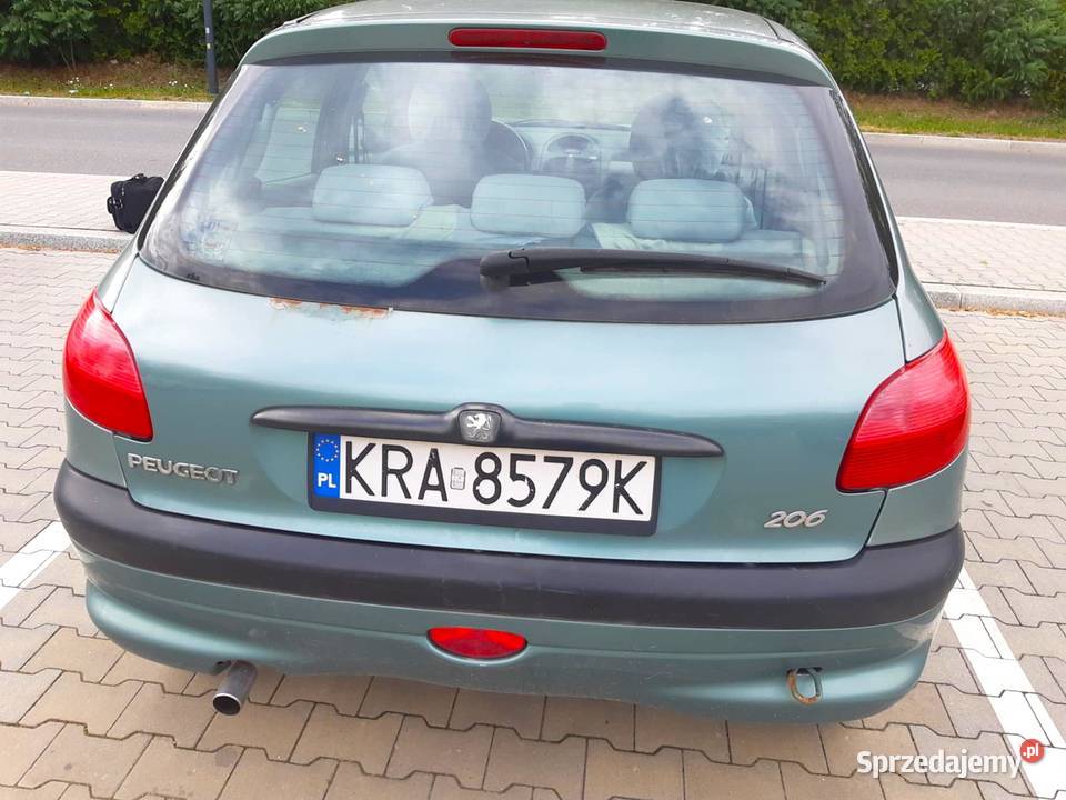 Sprzedam Peugeot 206 14 hatchback benzyna 2001 1400cm3 Kraków