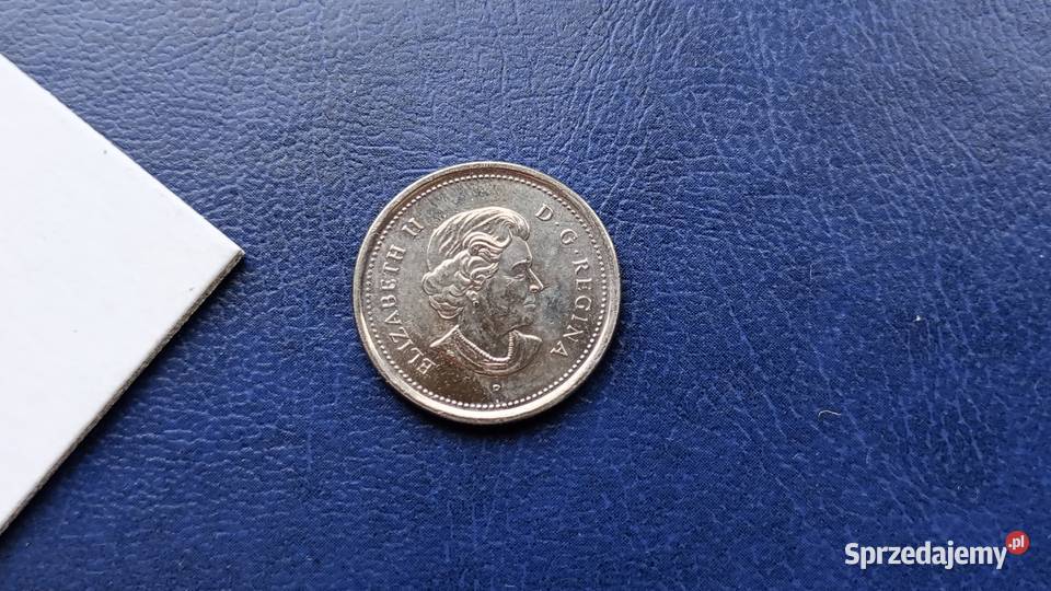 Stare monety 25 cent 2006 Kanada 1 podkarpackie Lesko