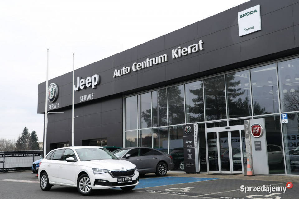 koda Scala 10 TSI Ambition biały śląskie Tychy