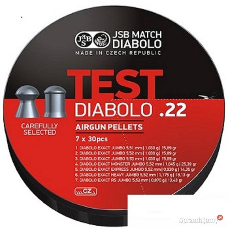 Diabolo JSB TESTER EXACT JUMBO 55mm Warszawa