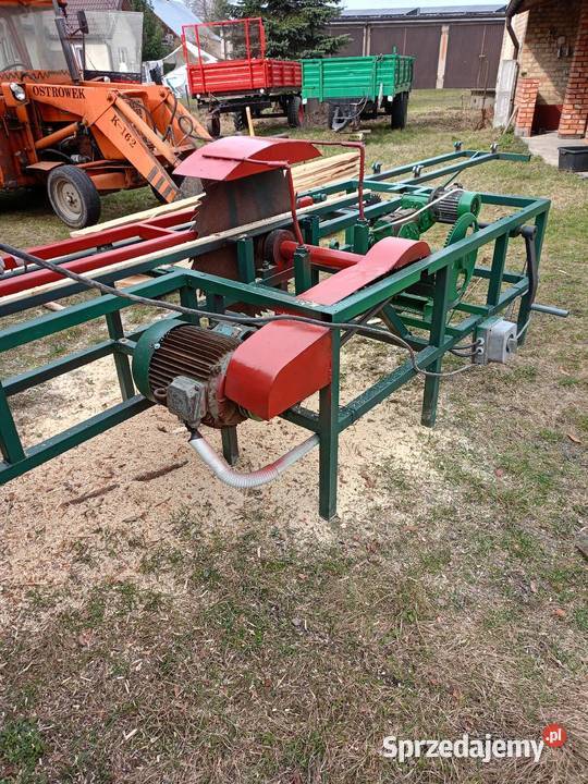 Krajzega z wózkiem dwu piła Mońki