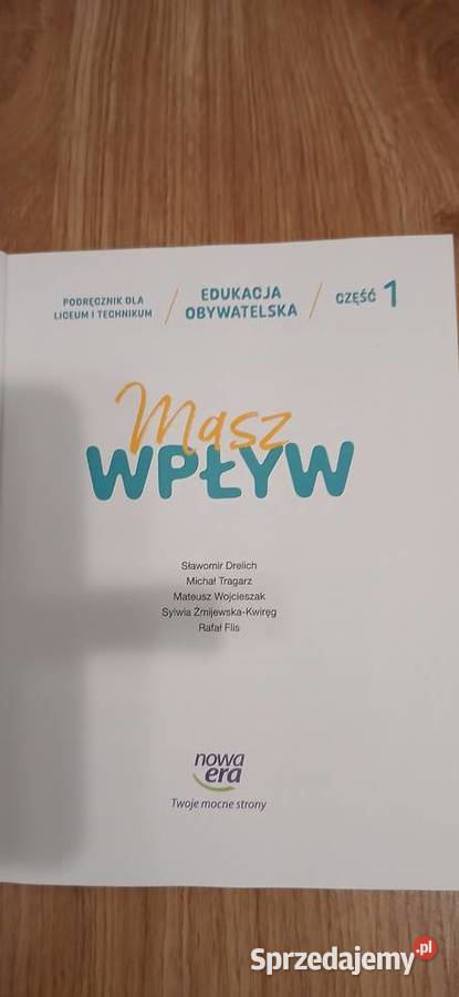 Edukacja obywatelska Masz Wpływ cześć 1 Kraków sprzedam