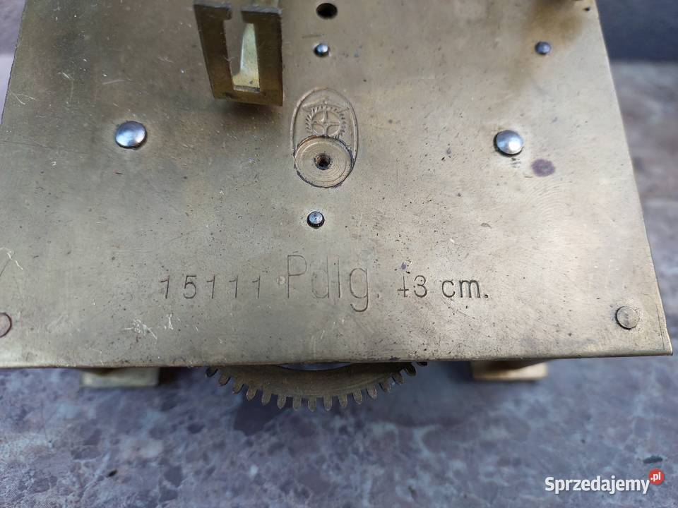 M066 Mechanizm starego zegara bufetowego pomorskie Tczew