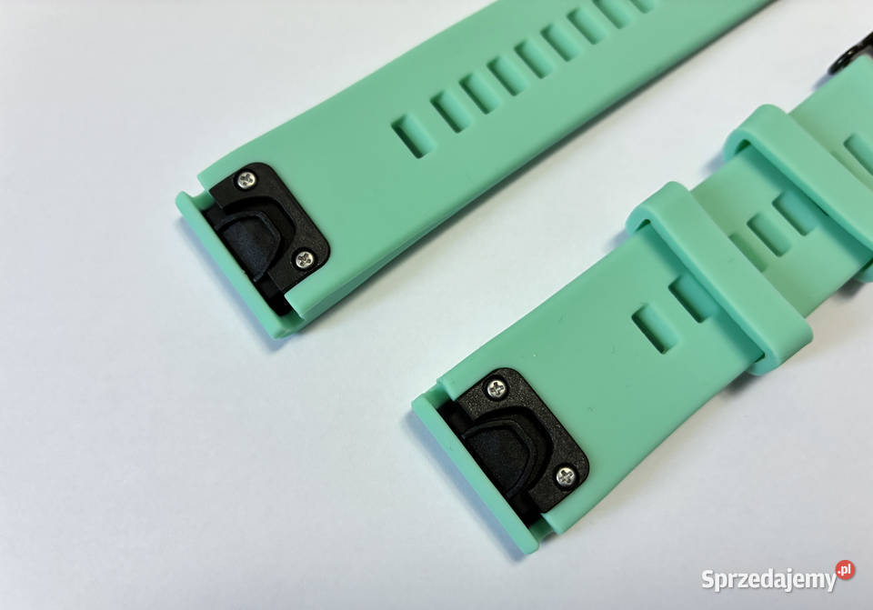 Pasek silikonowy do zegarka Garmin 22mm Miętowa Warszawa
