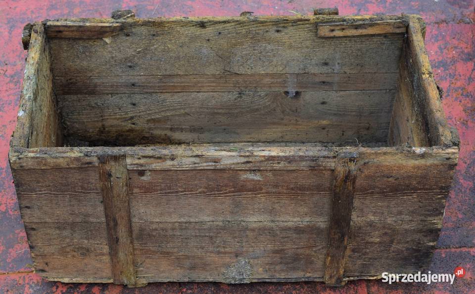 Stara drewniana skrzynia pojemnik podkarpackie Iwierzyce sprzedam