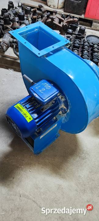 Silnik z wentylatorem promieniowym Koło