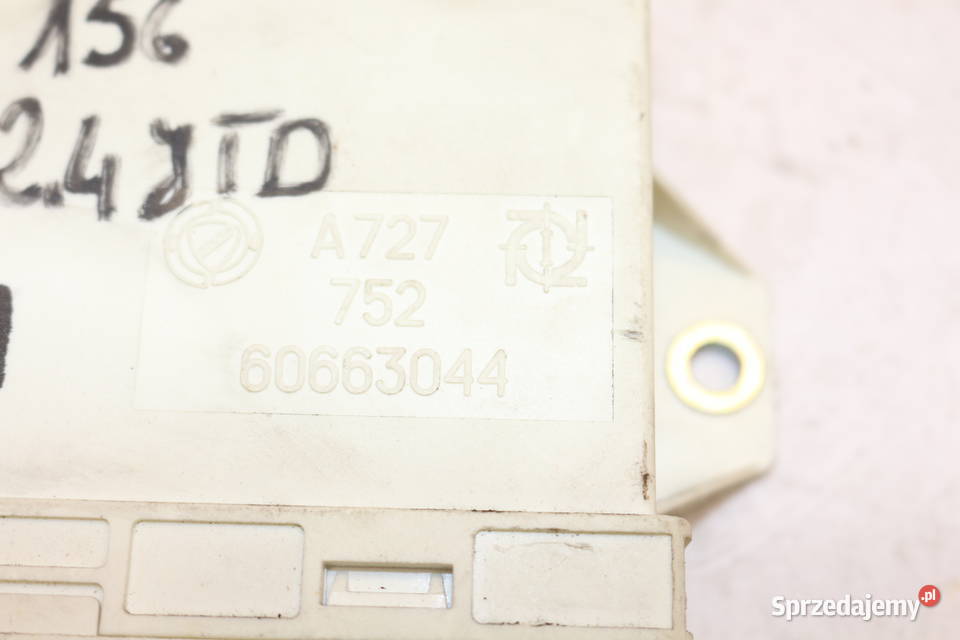 ALFA ROMEO 156 MODUŁ KOMFORTU 60663044 A727752 Prochowice