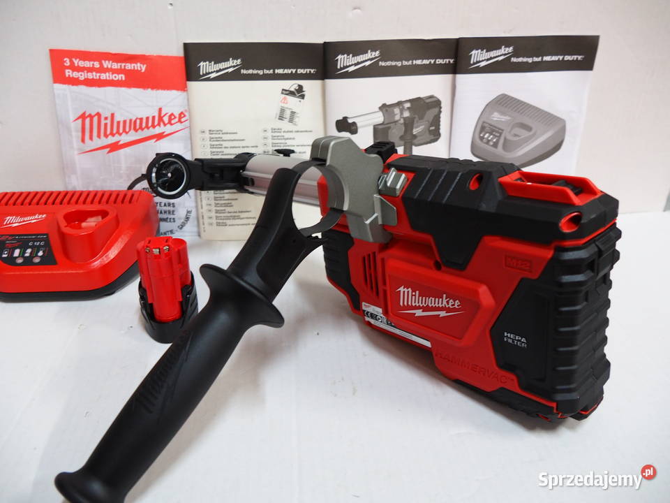 MILWAUKEE M12 DE odsysacz odkurzacz wiertarka Baszkówka