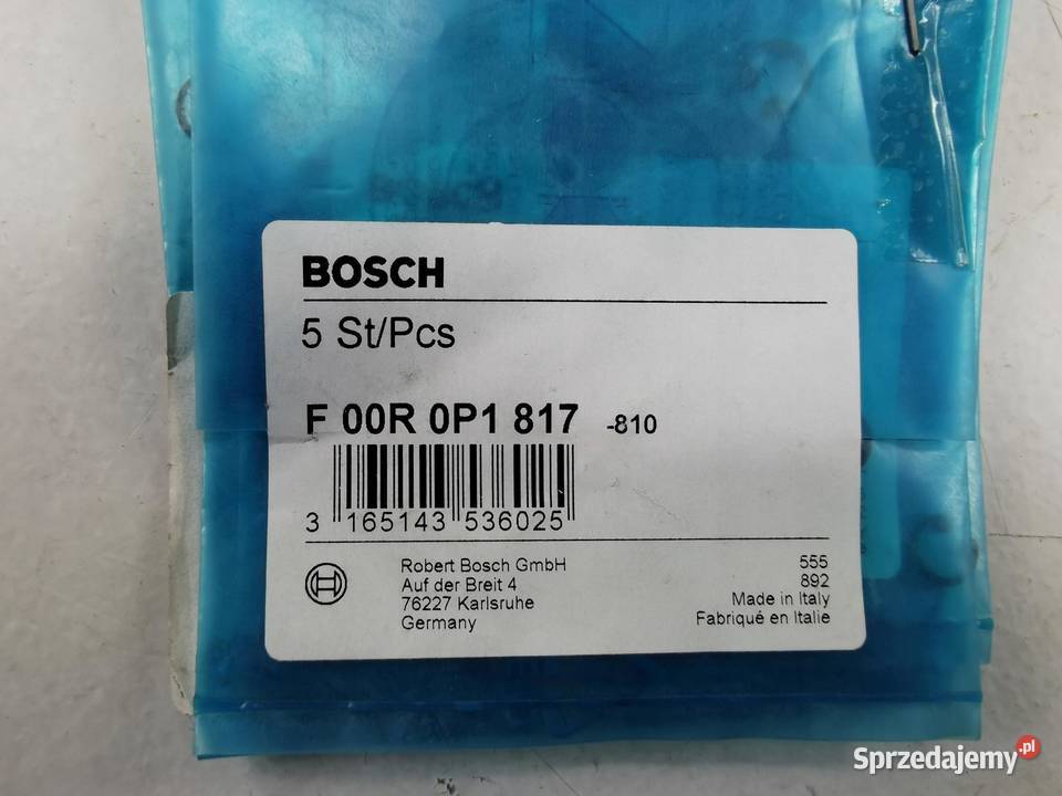 PIERŚCIENIE USZCZELNIAJĄCE SEGERY BOSCH F 00R sprzedam
