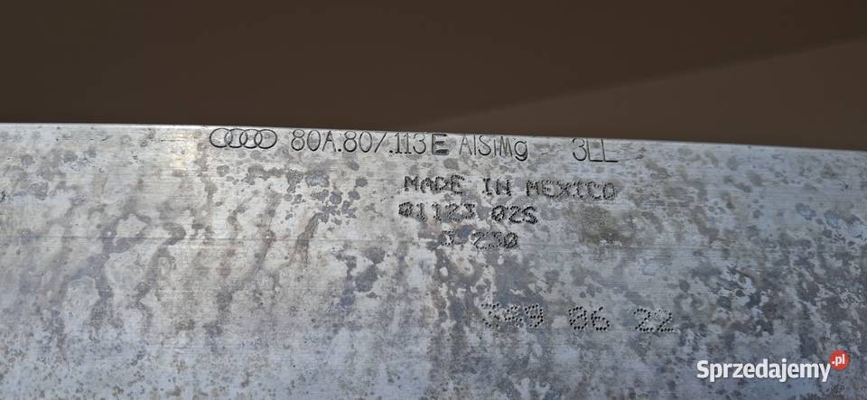 AUDI Q5 II 80A BELKA ZDERZAKA PRZÓD WZMOCNIENIE Bieleń
